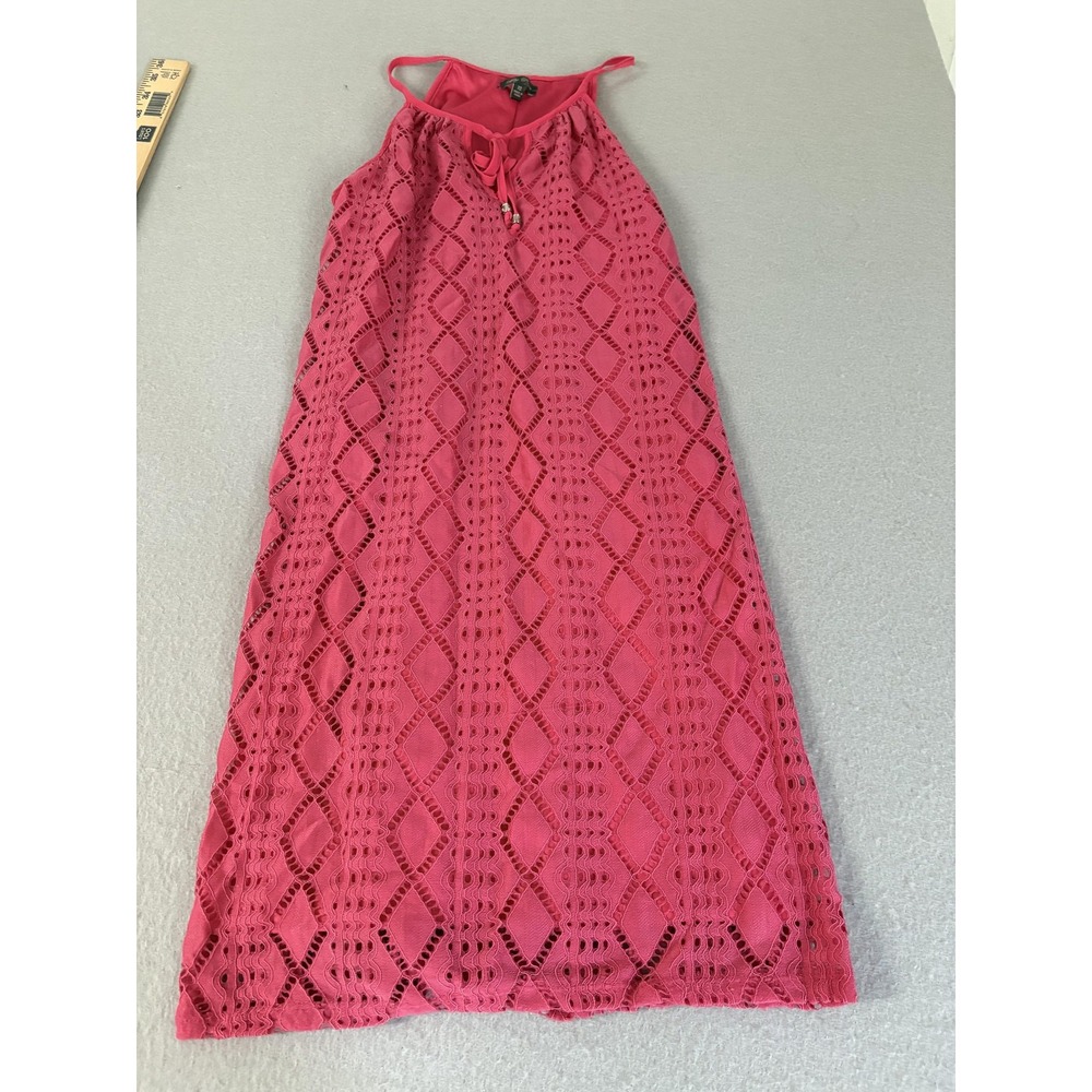 Lily Rose‎ Dress Womens Extra Small Pink Lace Sleeveless Lined Summer Boho XS